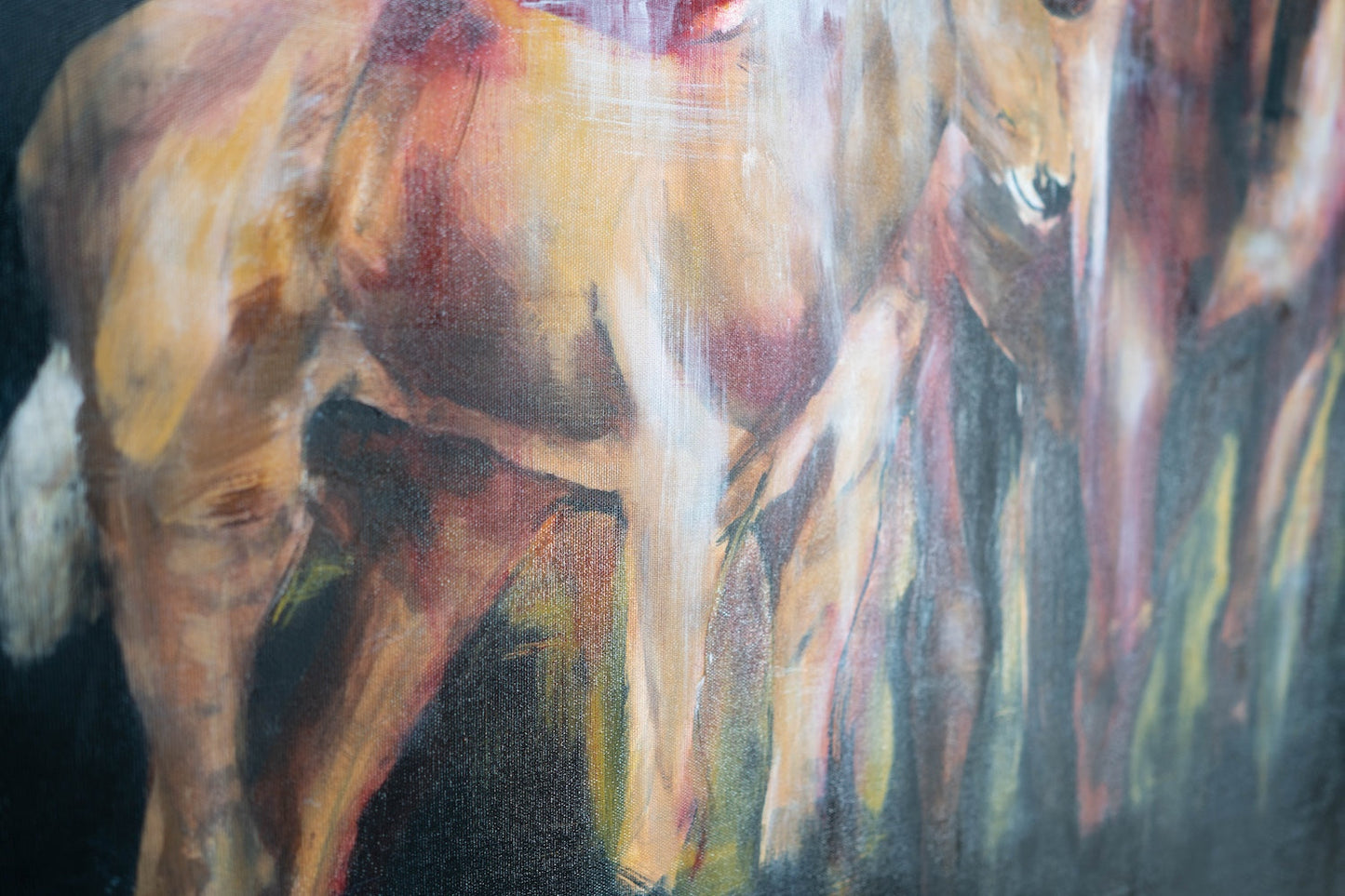 Horse contemporary painting art