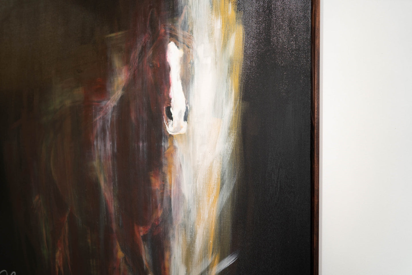 Horse contemporary painting art