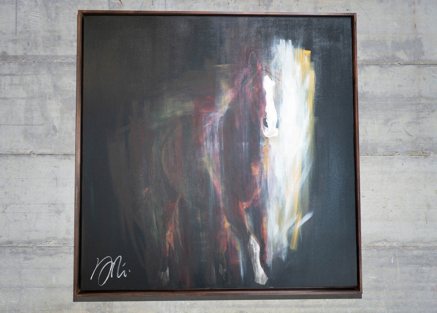 Horse contemporary painting art