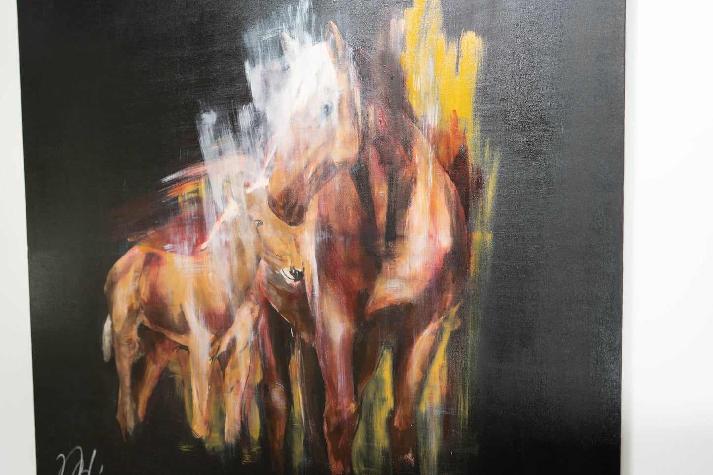 Horse contemporary painting art