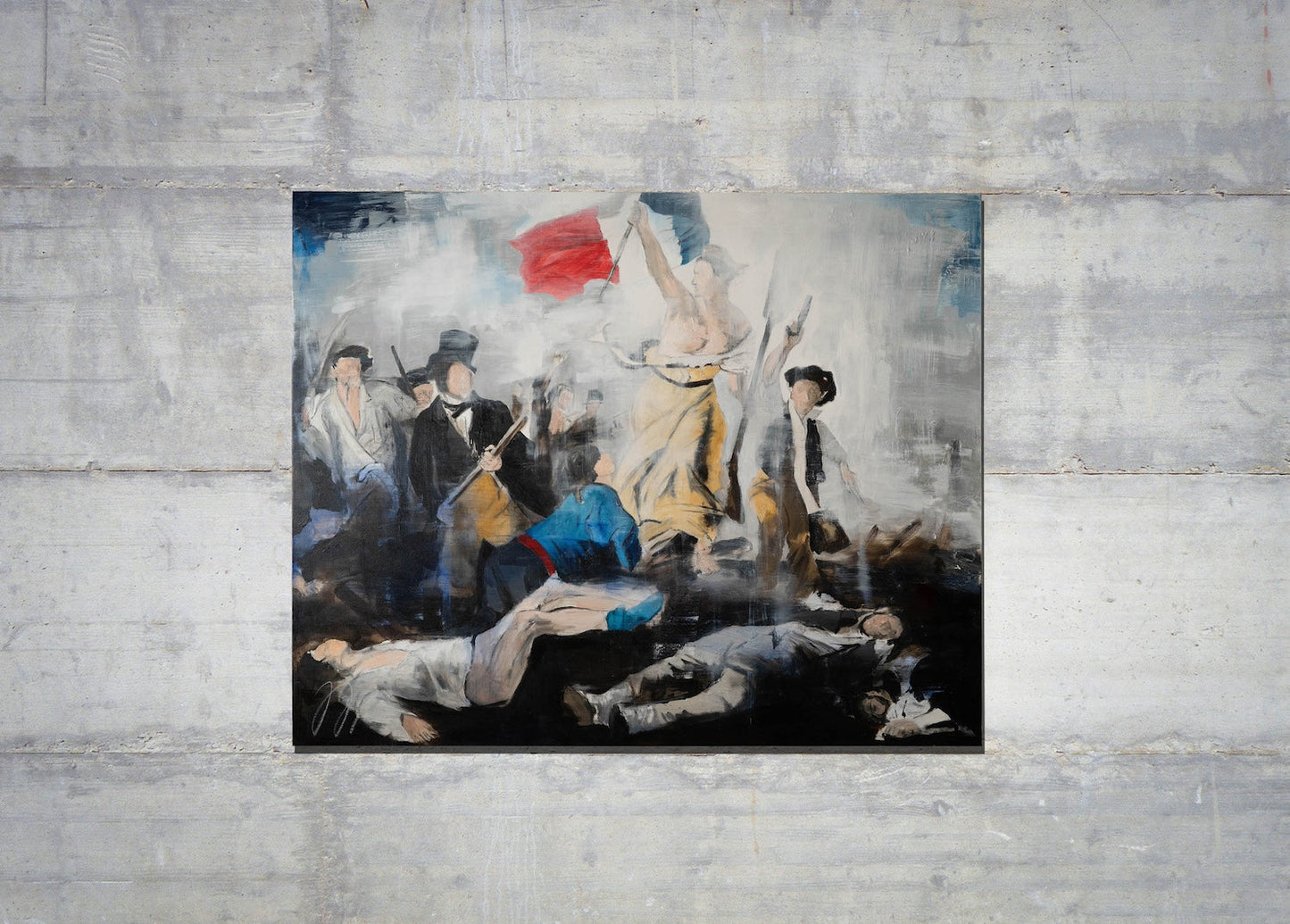 ’Liberty Leading the People’ after Delacroix