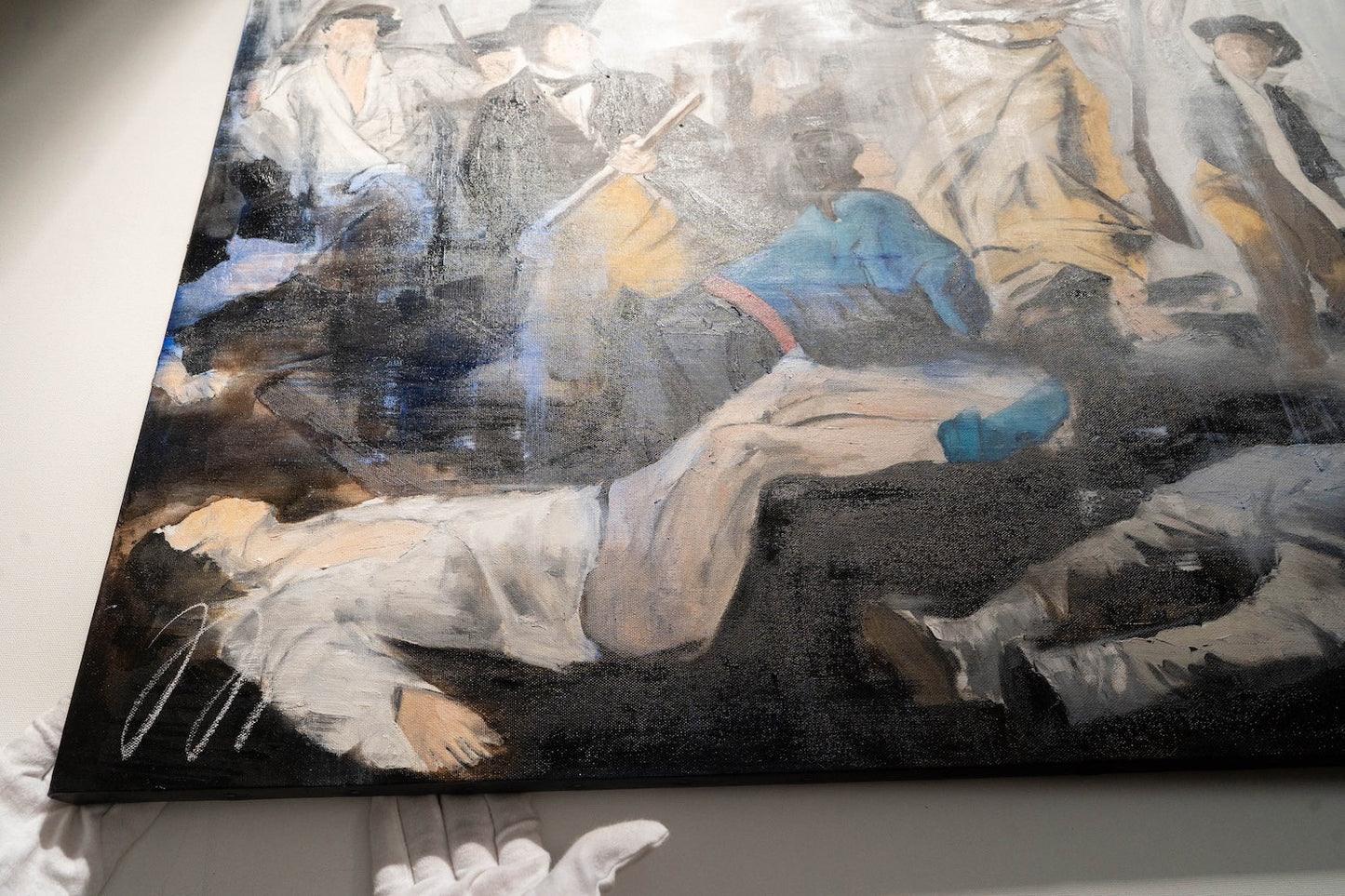 ’Liberty Leading the People’ after Delacroix