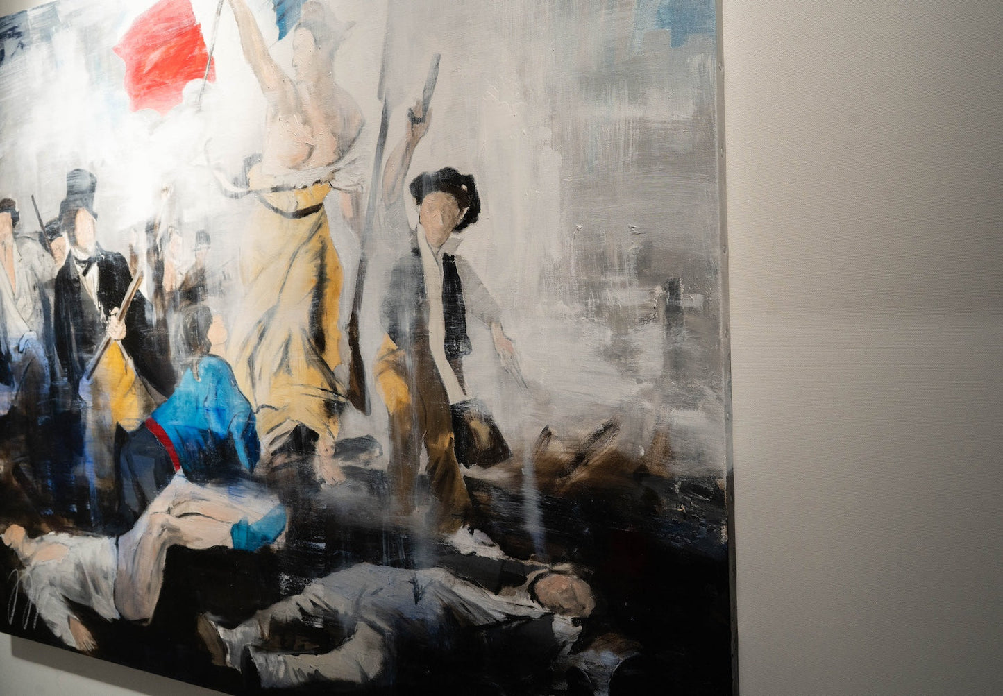 ’Liberty Leading the People’ after Delacroix