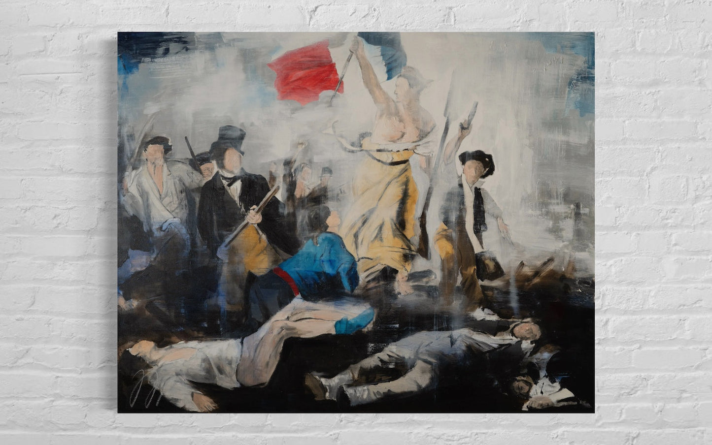’Liberty Leading the People’ after Delacroix