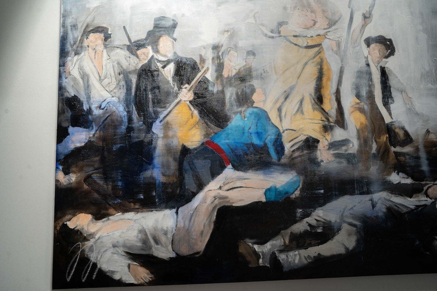 ’Liberty Leading the People’ after Delacroix