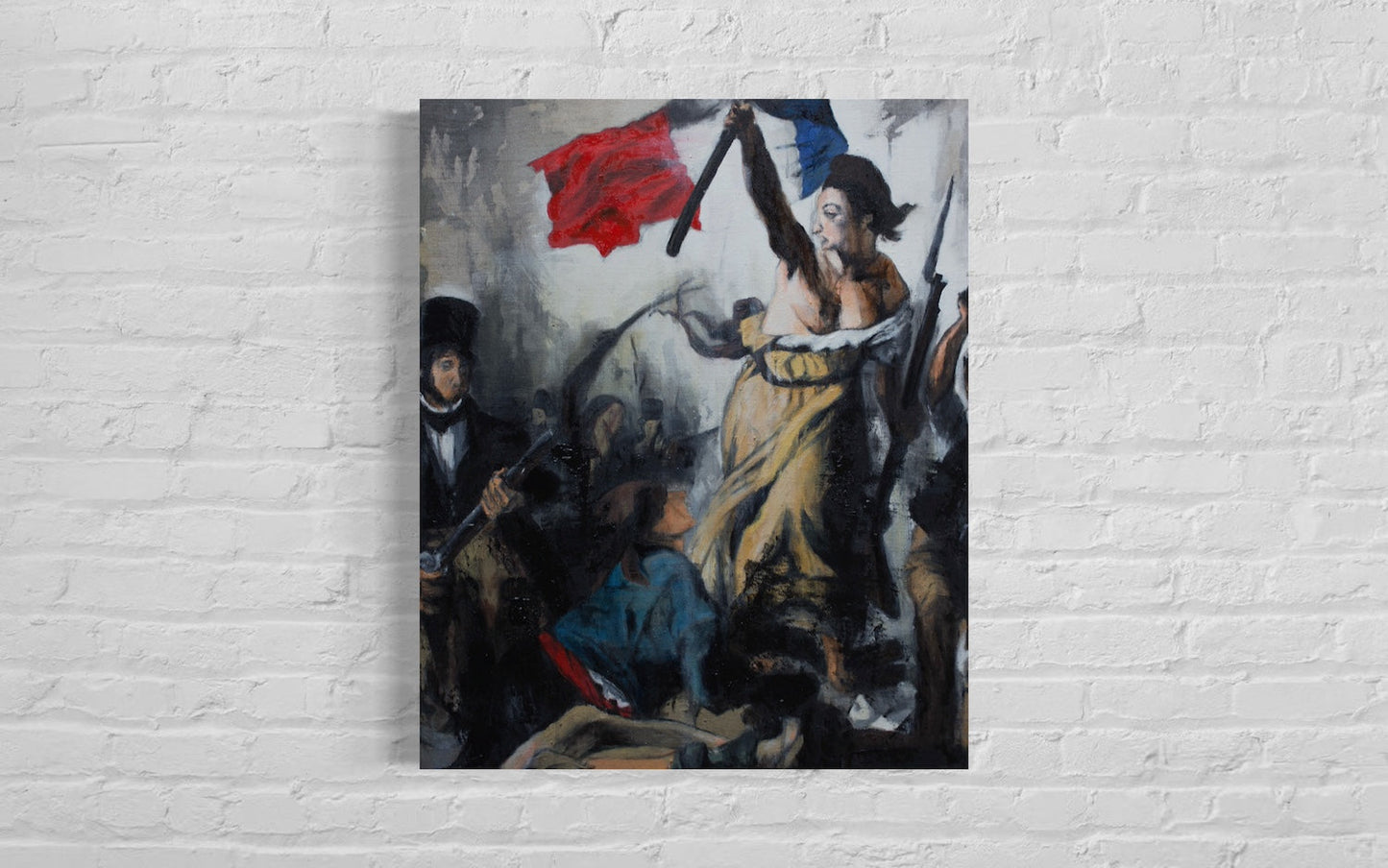 Liberty Leading the People contemporary contemporary painting art