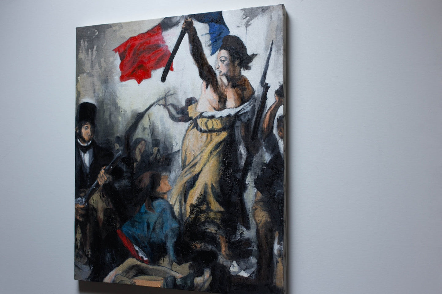 Liberty Leading the People contemporary contemporary painting art
