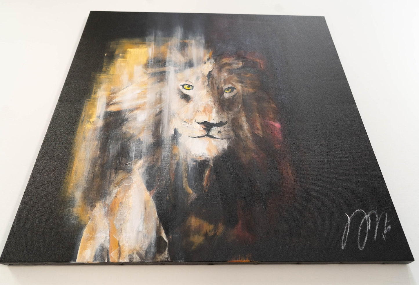 LION contemporary painting art