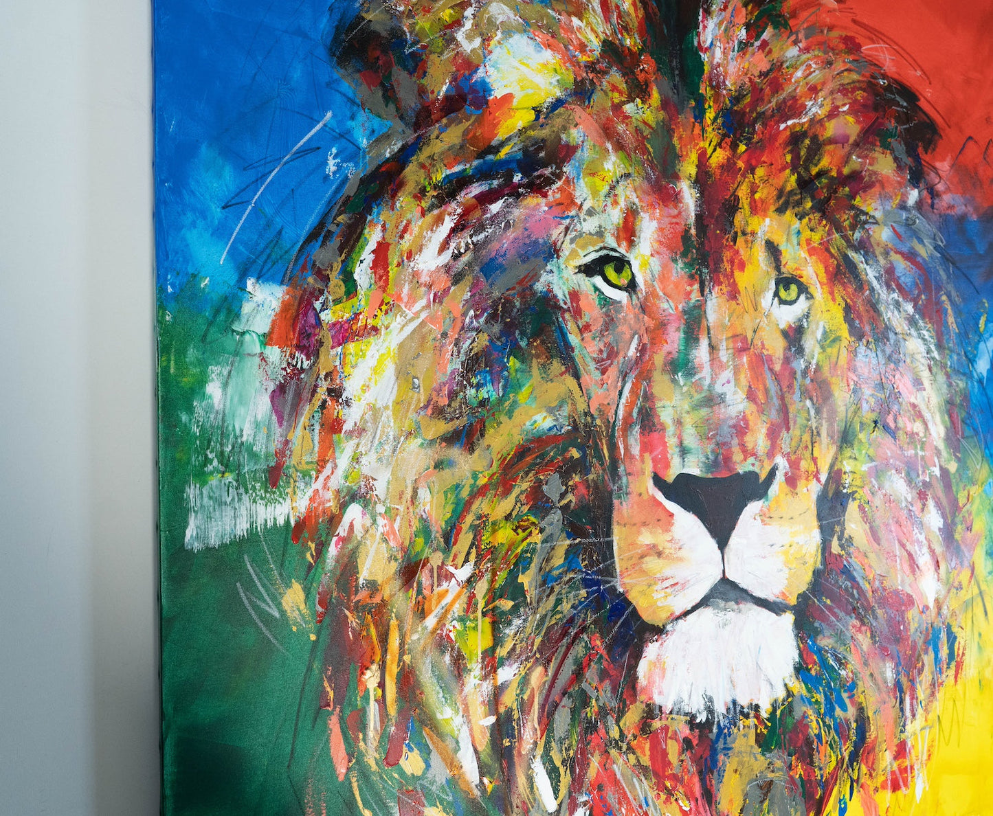 LION contemporary painting art