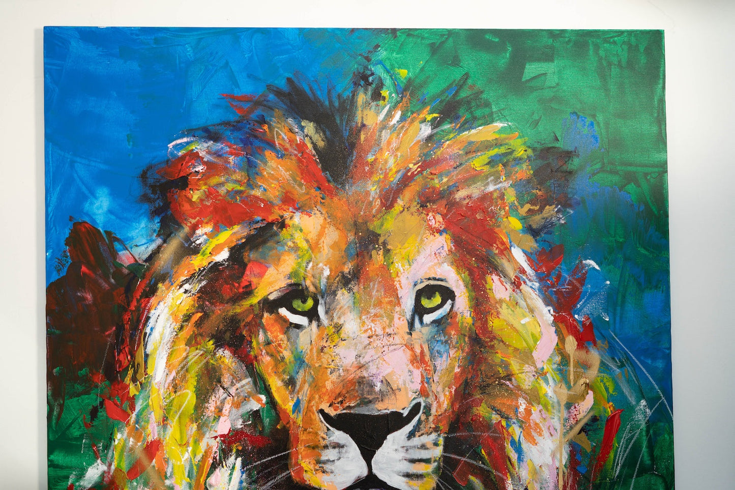 LION contemporary painting art