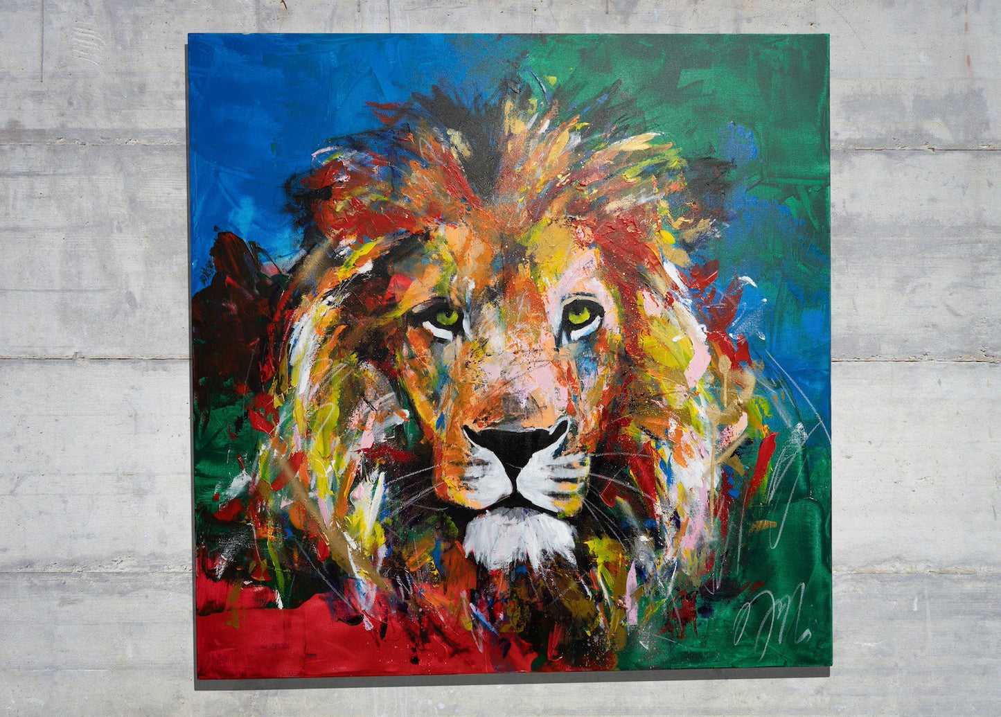 LION contemporary painting art