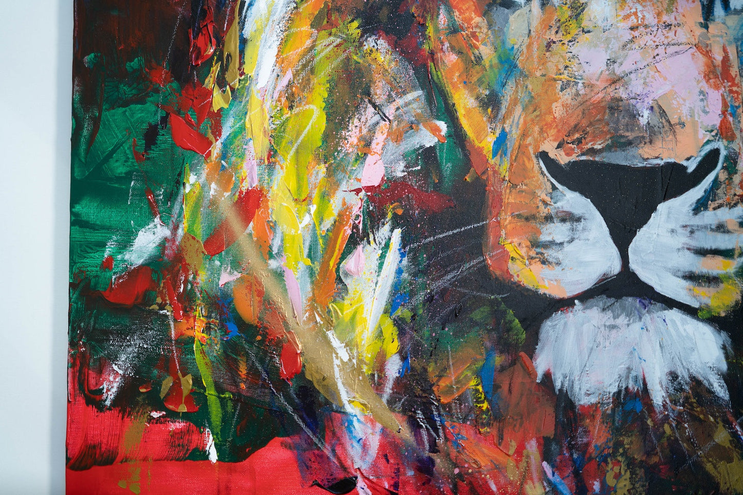 LION contemporary painting art