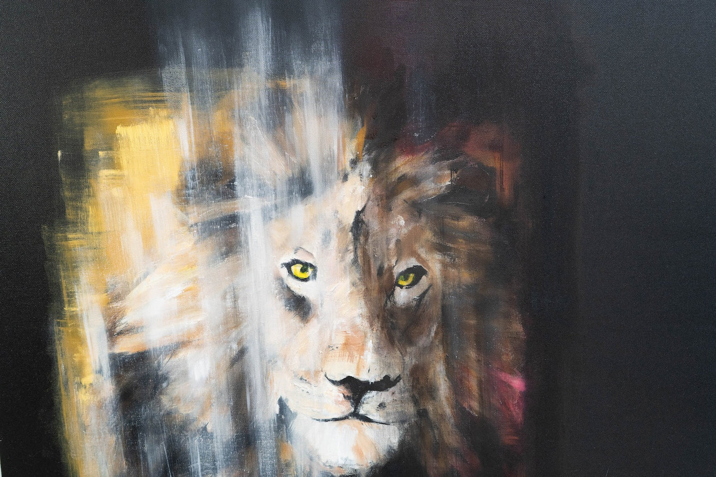 LION contemporary painting art