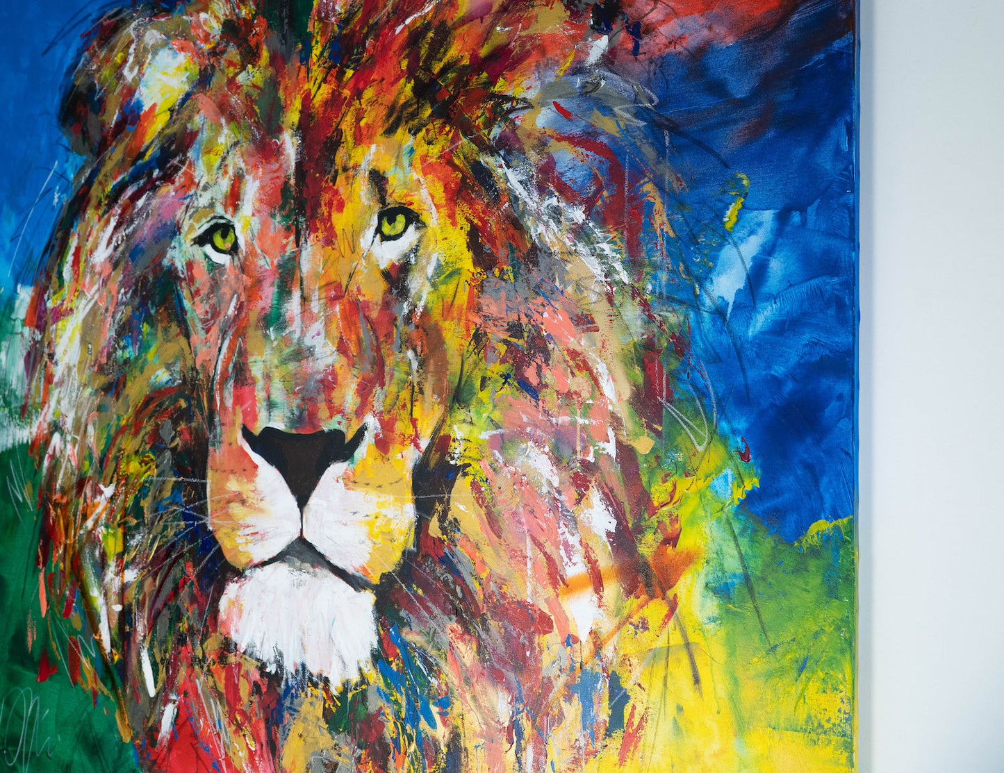 LION contemporary painting art