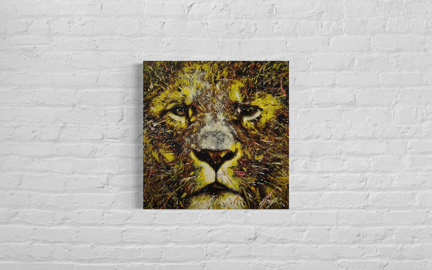 LION contemporary painting art