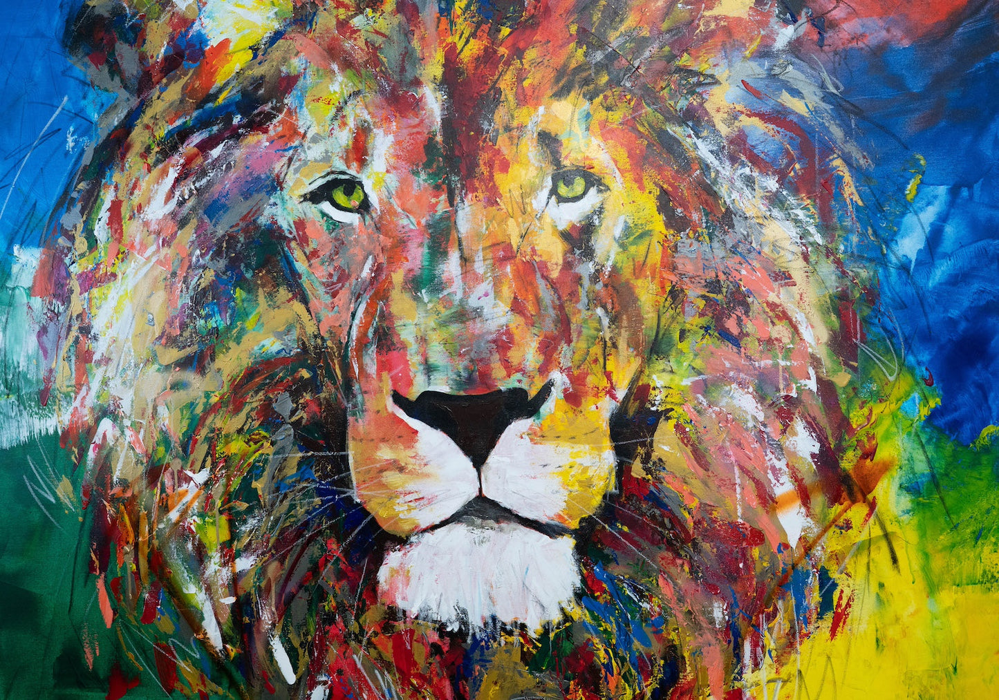 LION contemporary painting art
