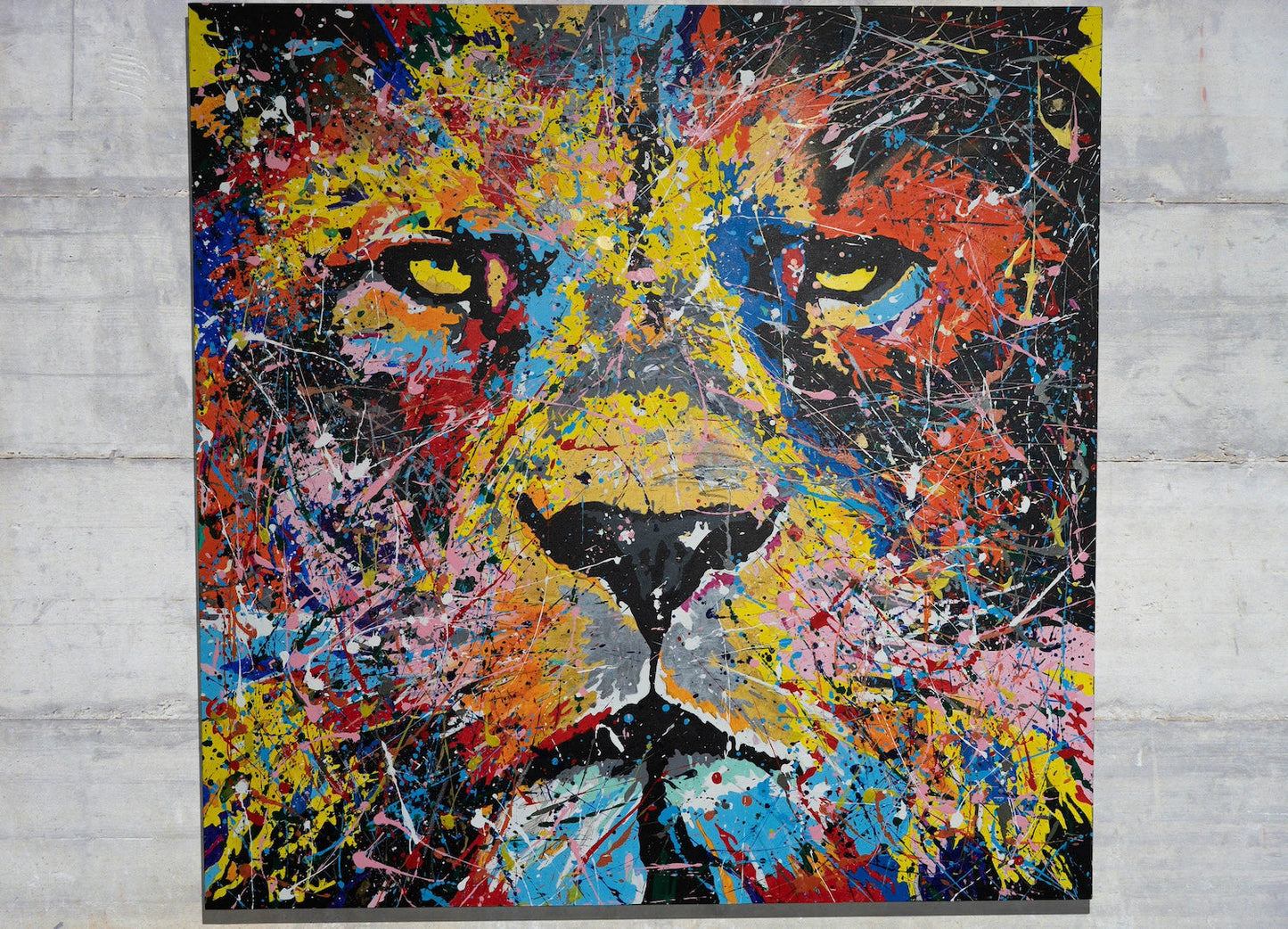 LION contemporary painting art