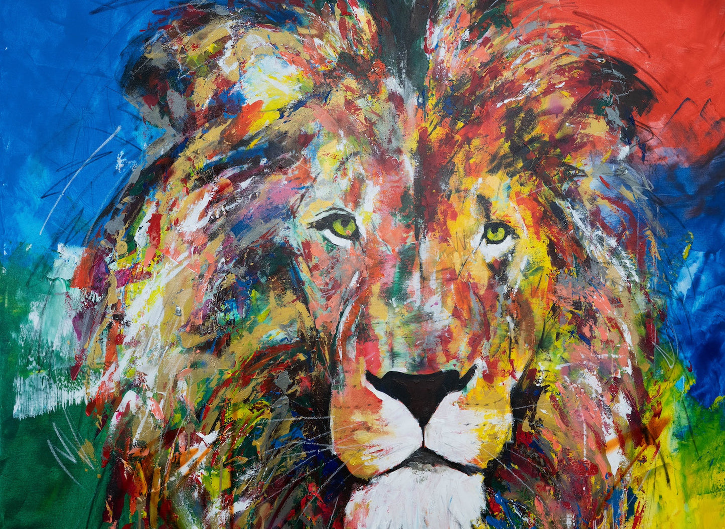 LION contemporary painting art