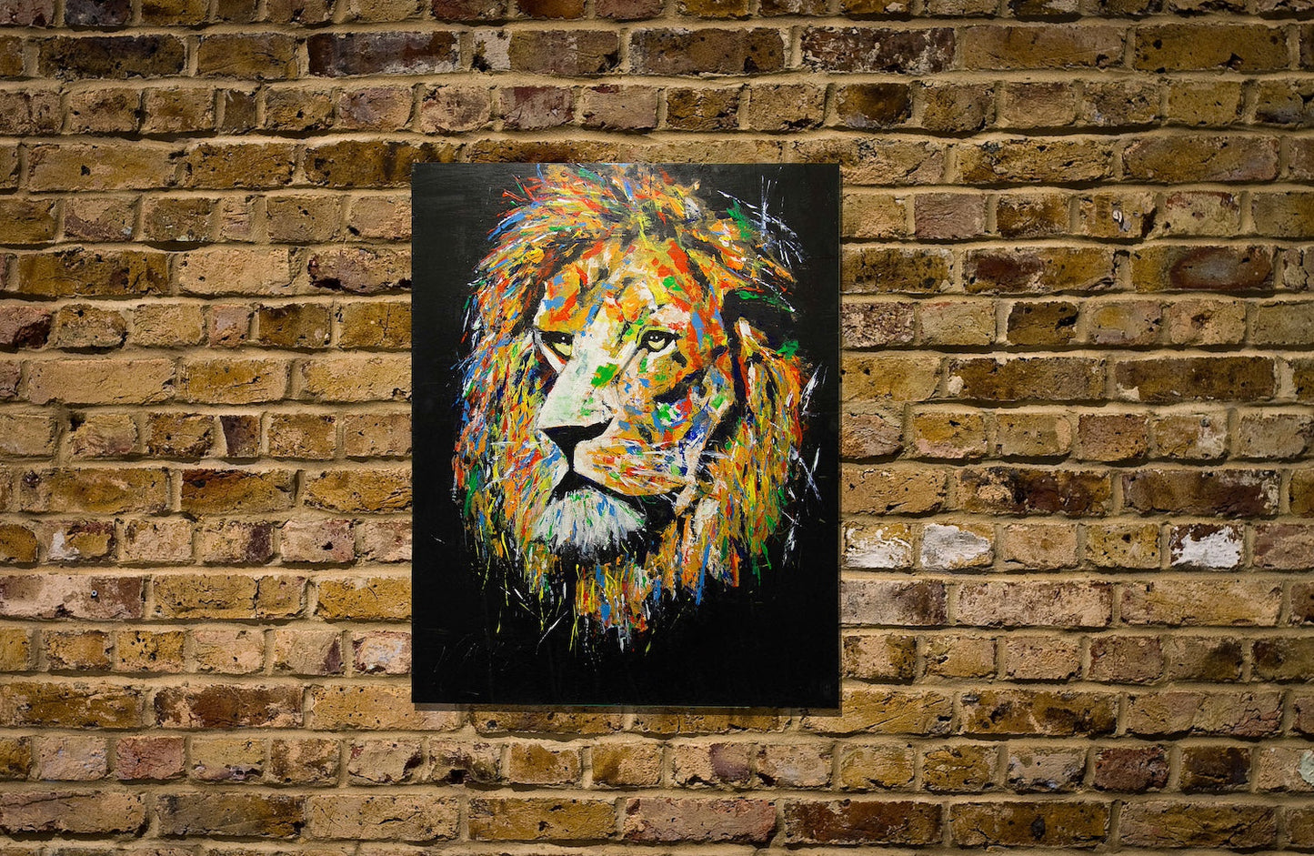LION contemporary painting art
