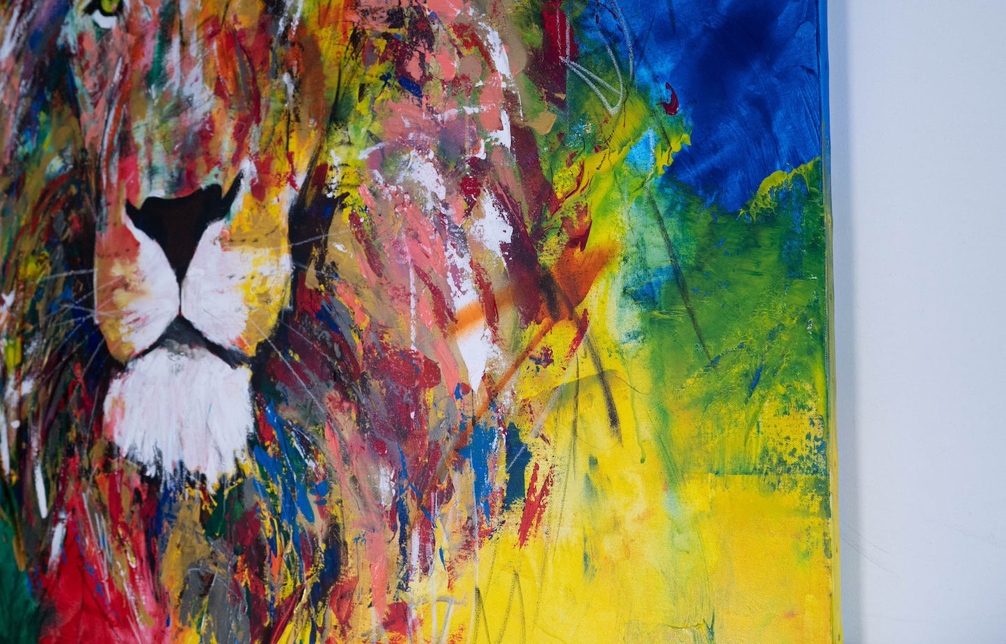 LION contemporary painting art