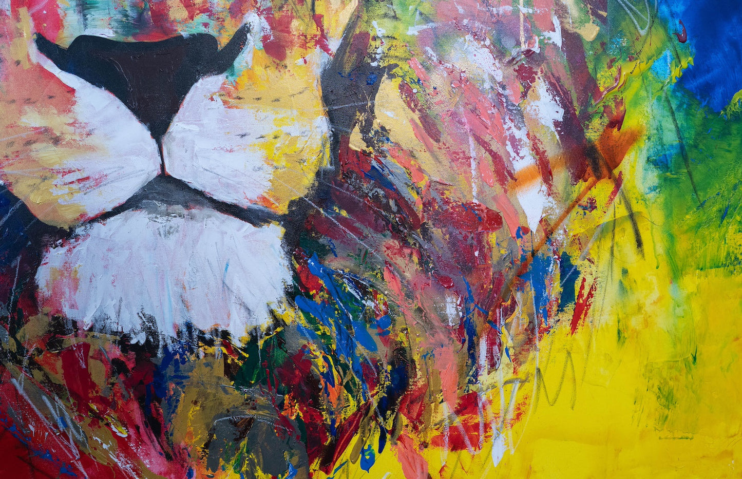 LION contemporary painting art