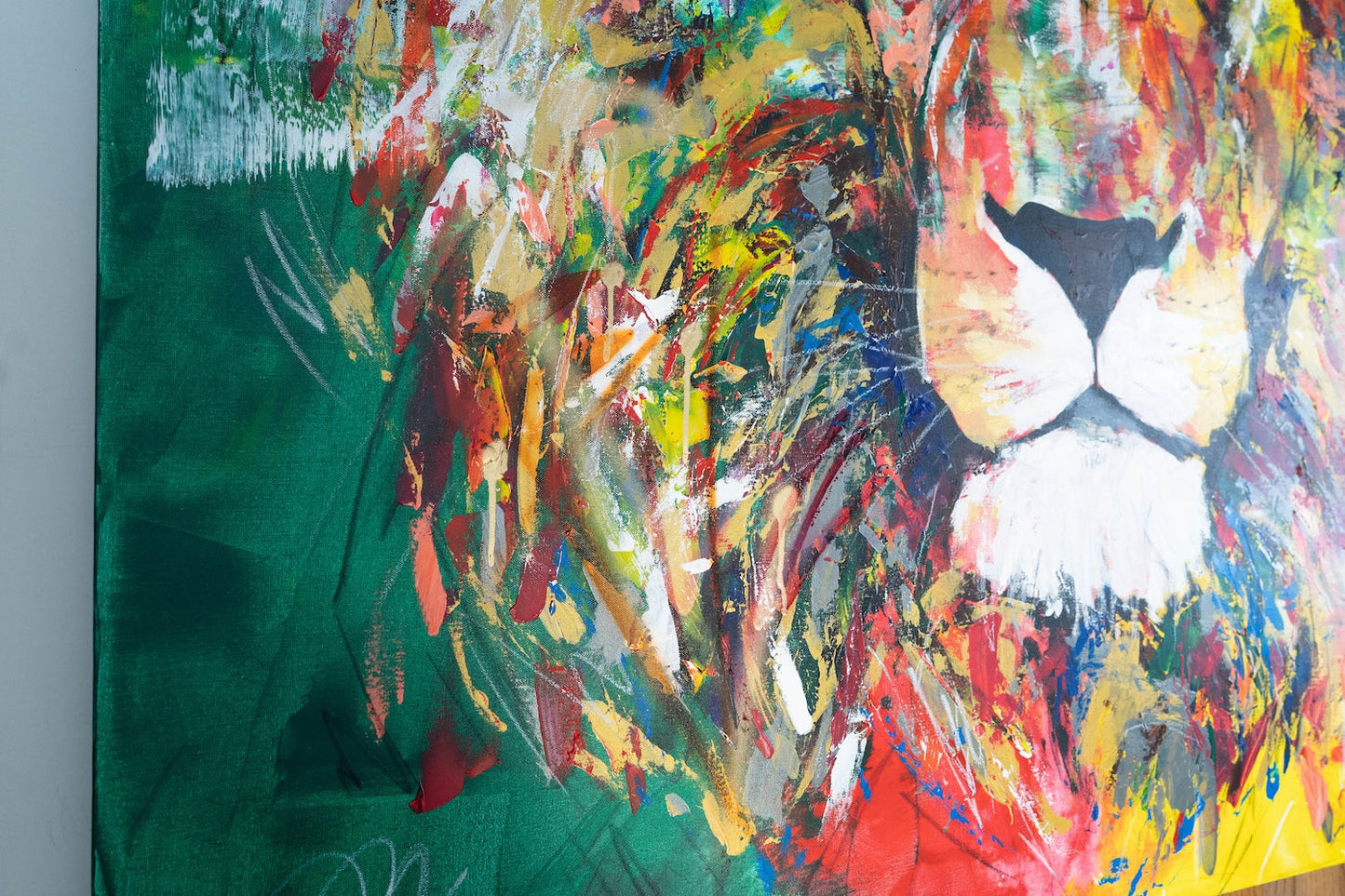 LION contemporary painting art