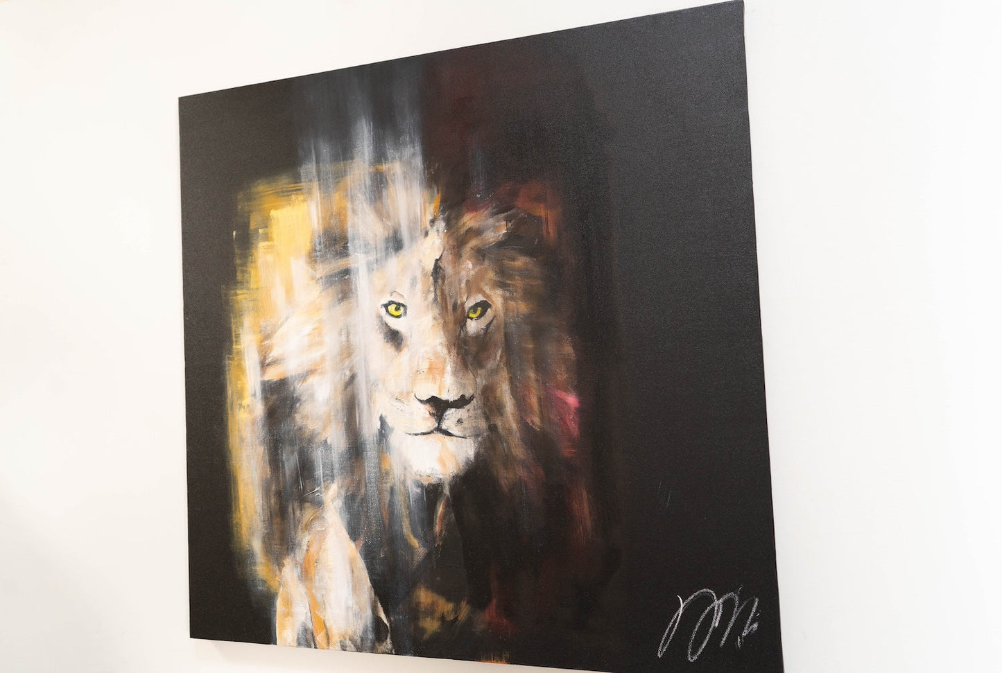 LION contemporary painting art