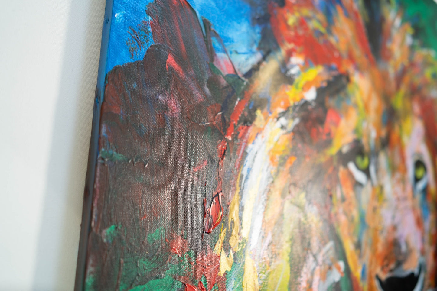 LION contemporary painting art