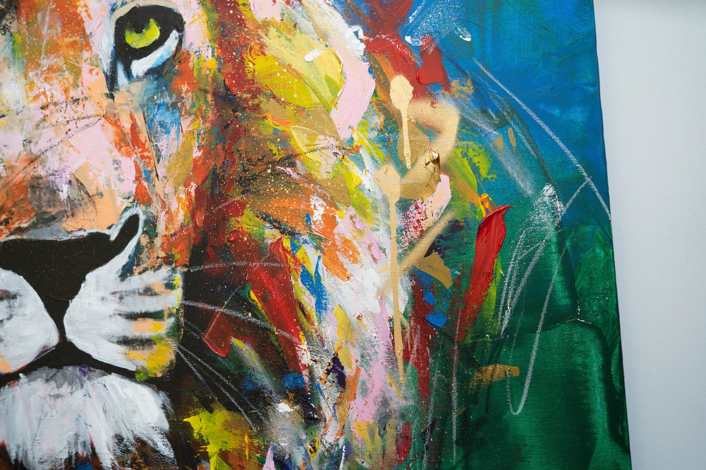 LION contemporary painting art