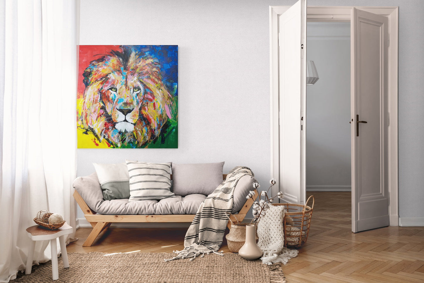 LION contemporary painting art