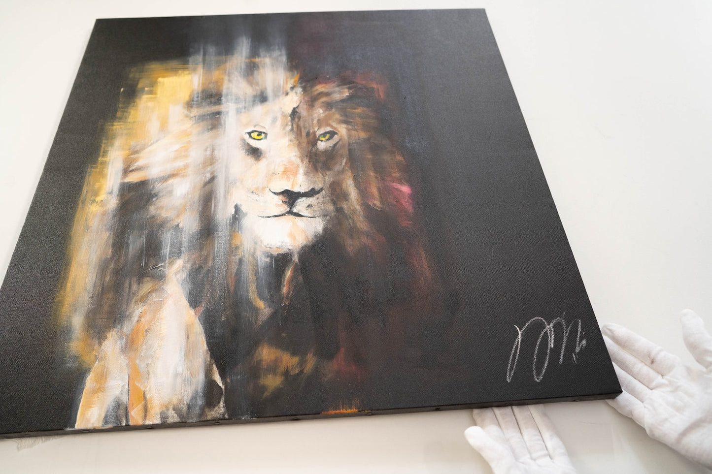 LION contemporary painting art