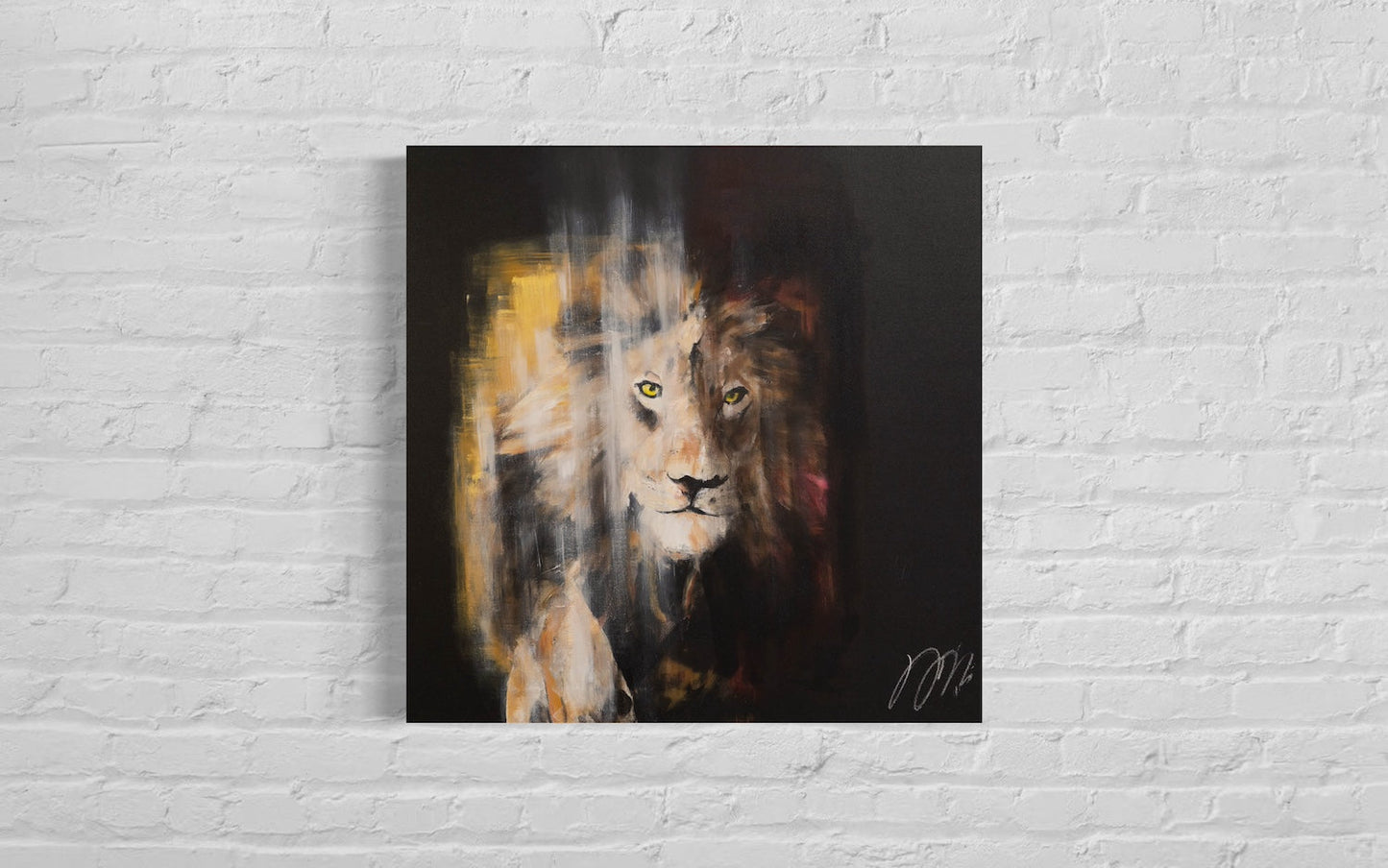 LION contemporary painting art