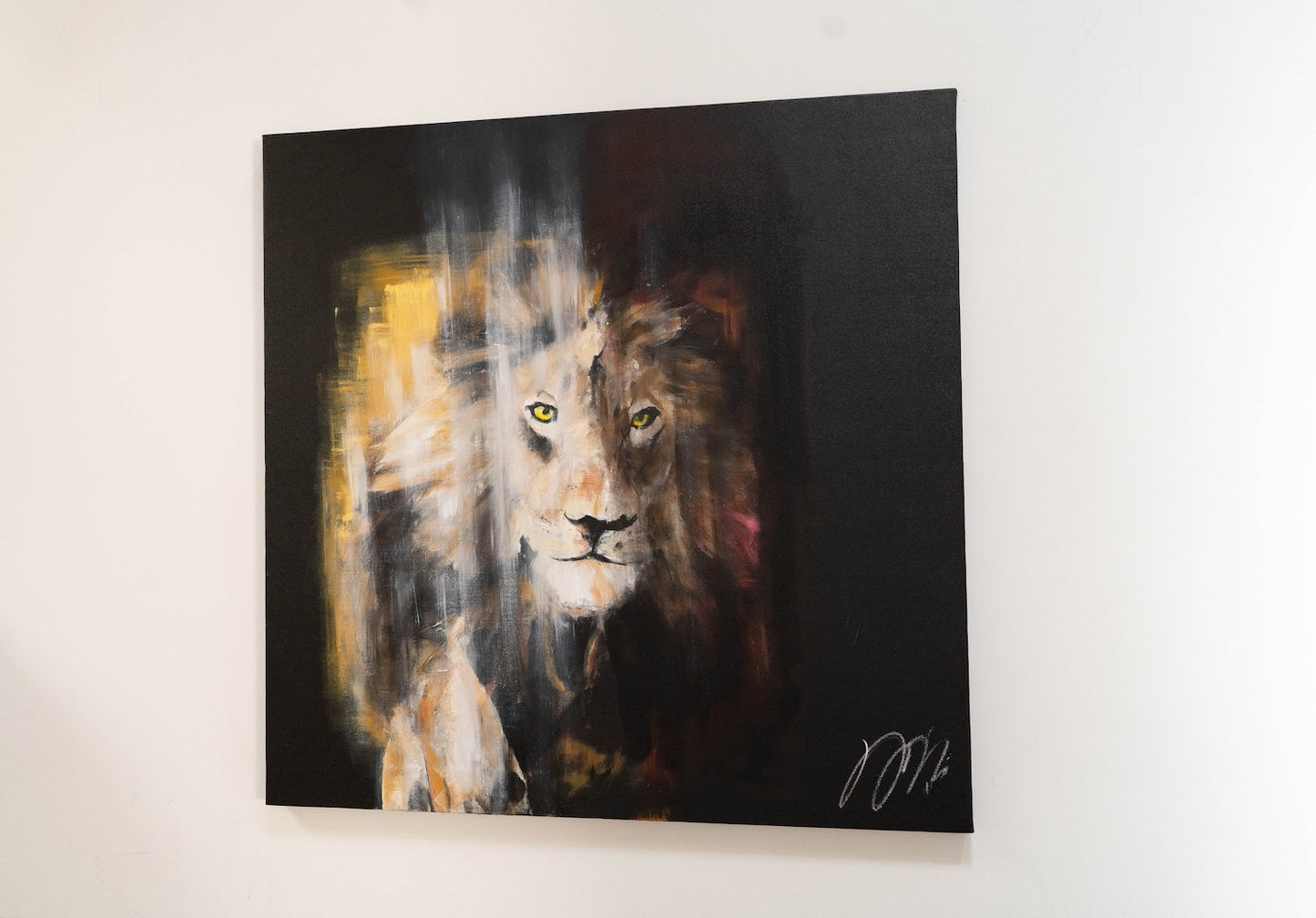 LION contemporary painting art