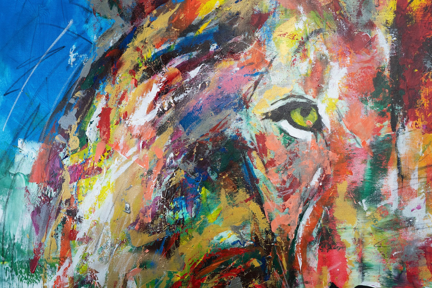 LION contemporary painting art