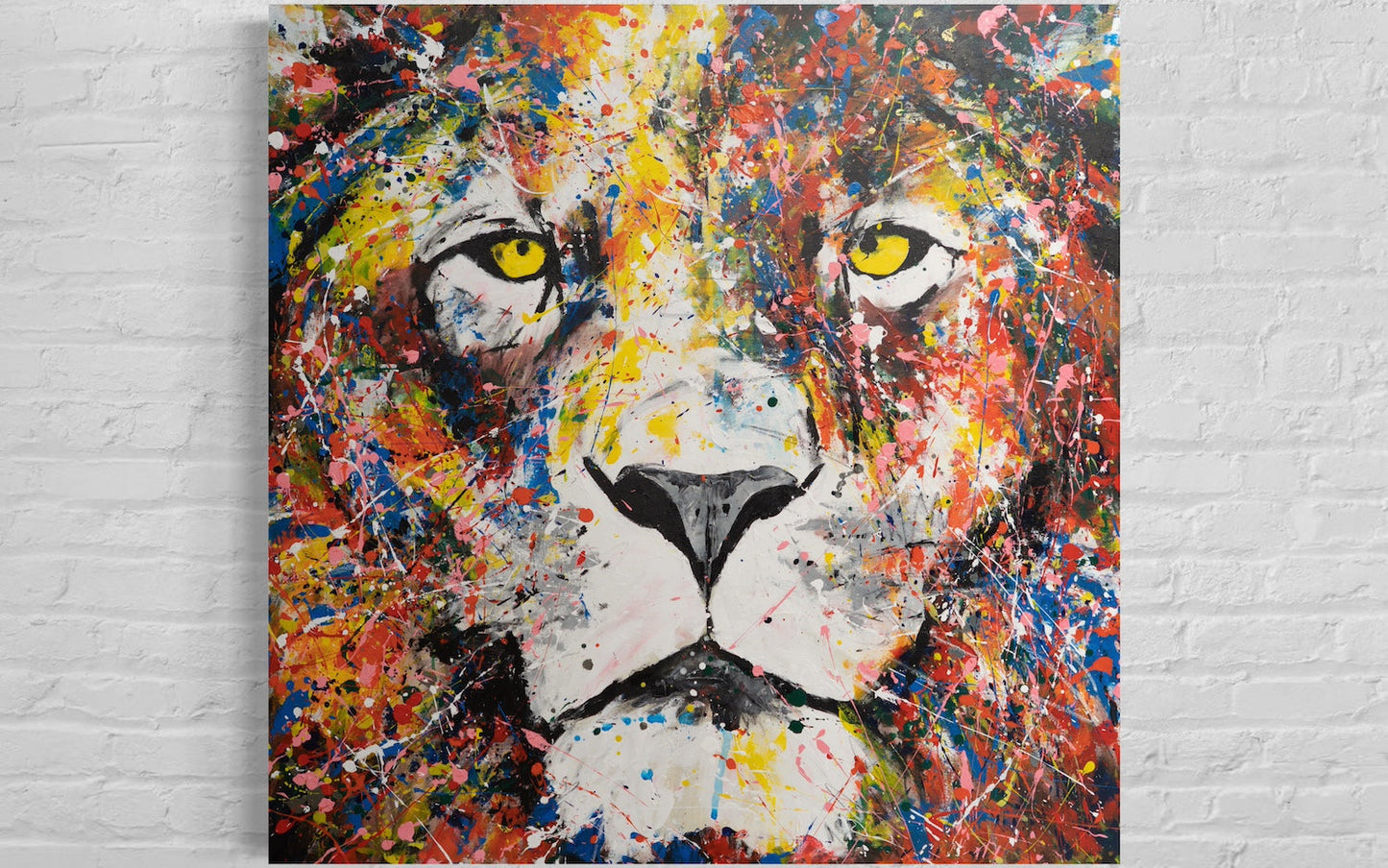 LION contemporary painting art