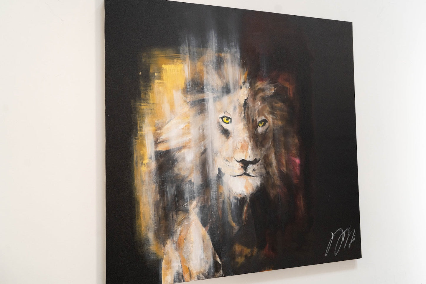 LION contemporary painting art