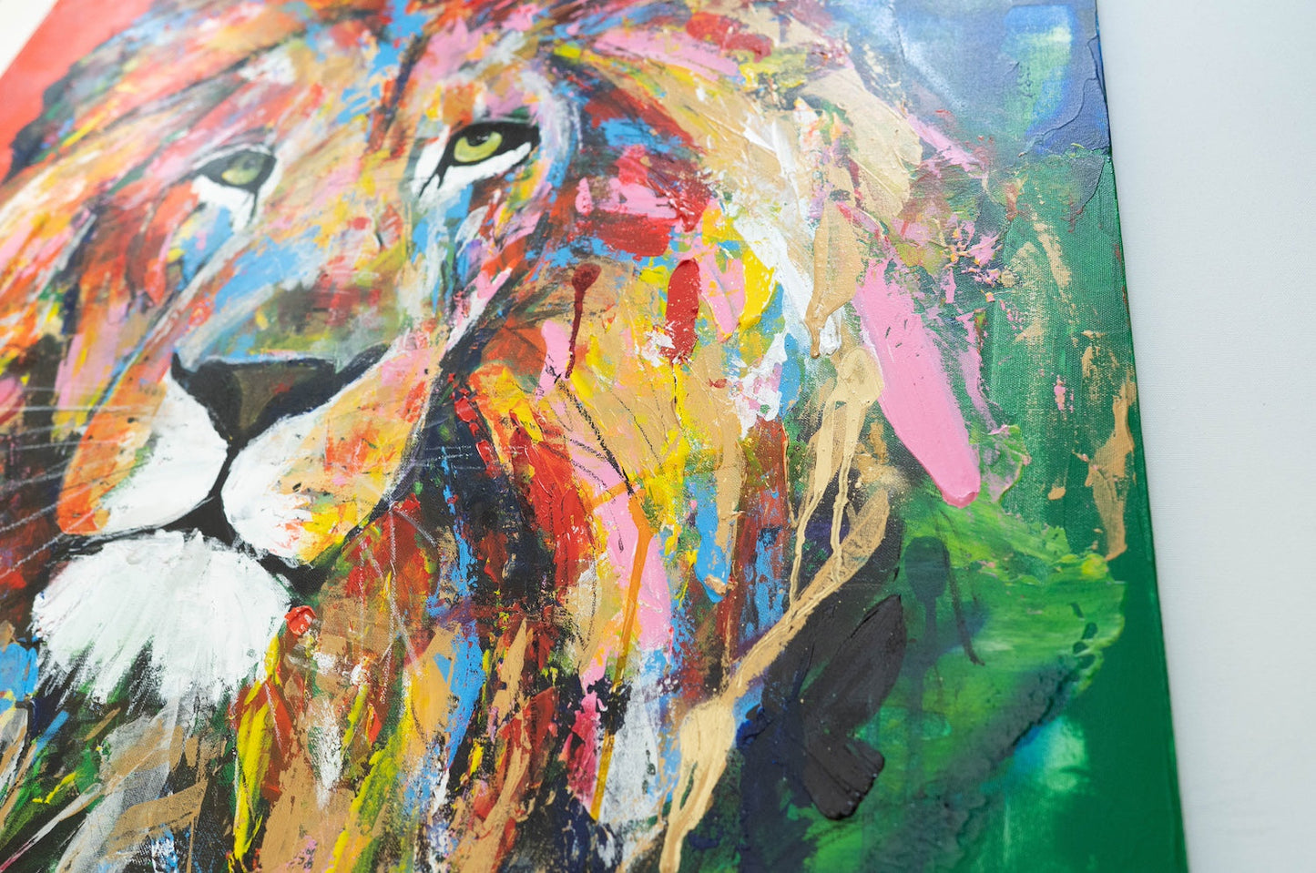 LION contemporary painting art