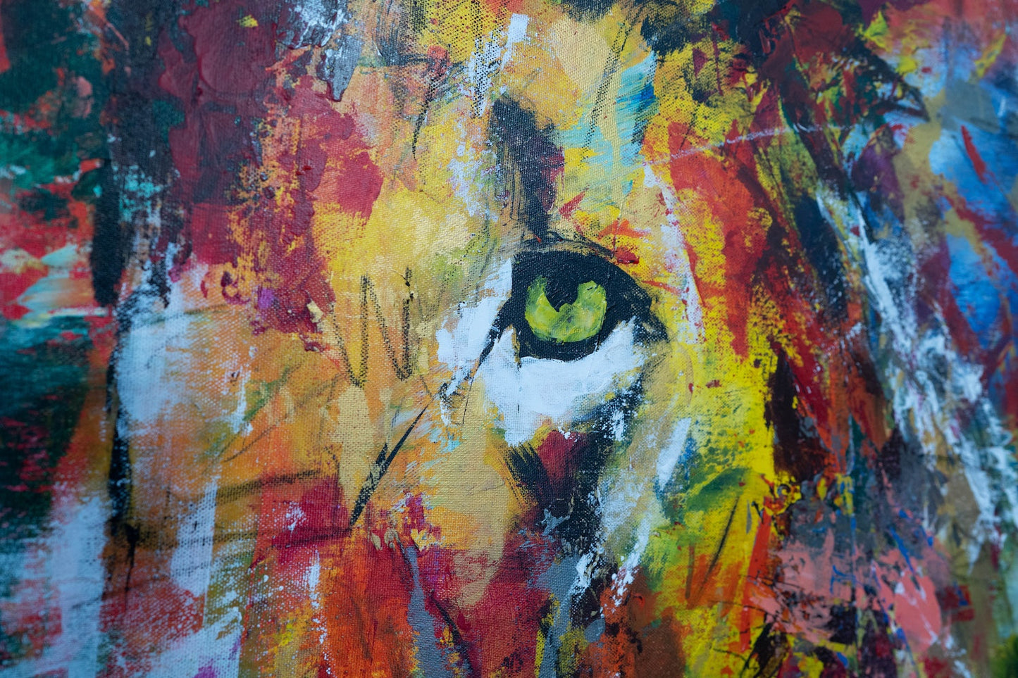 LION contemporary painting art