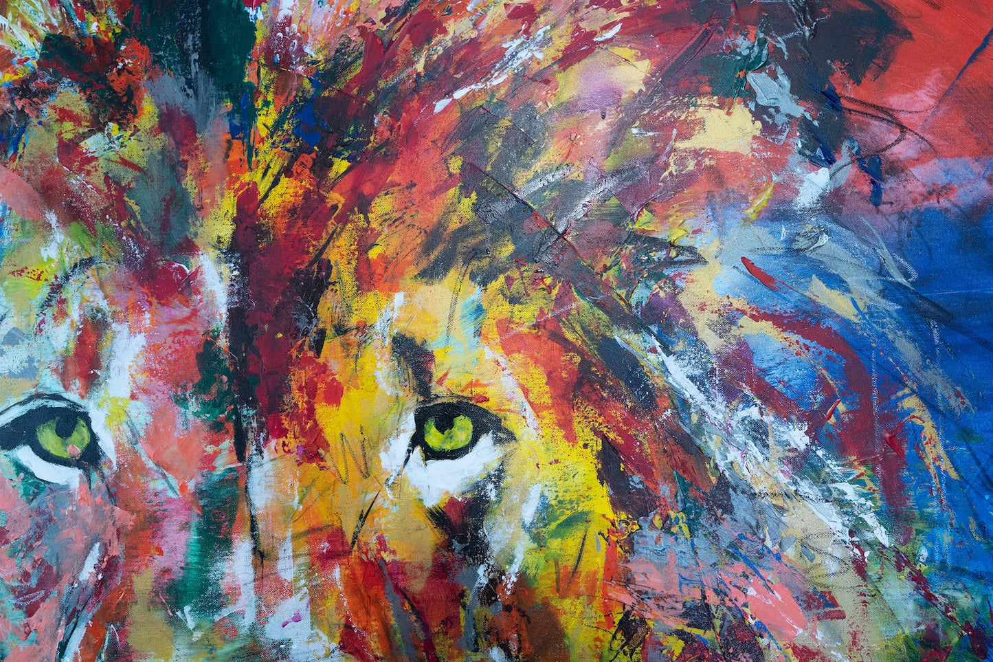 LION contemporary painting art
