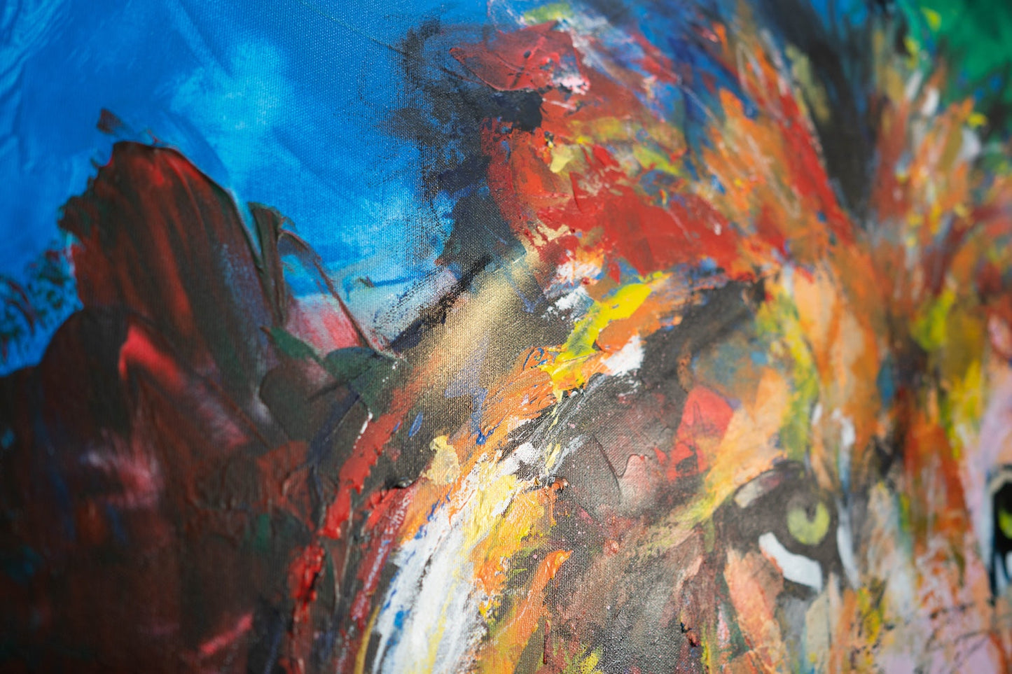 LION contemporary painting art