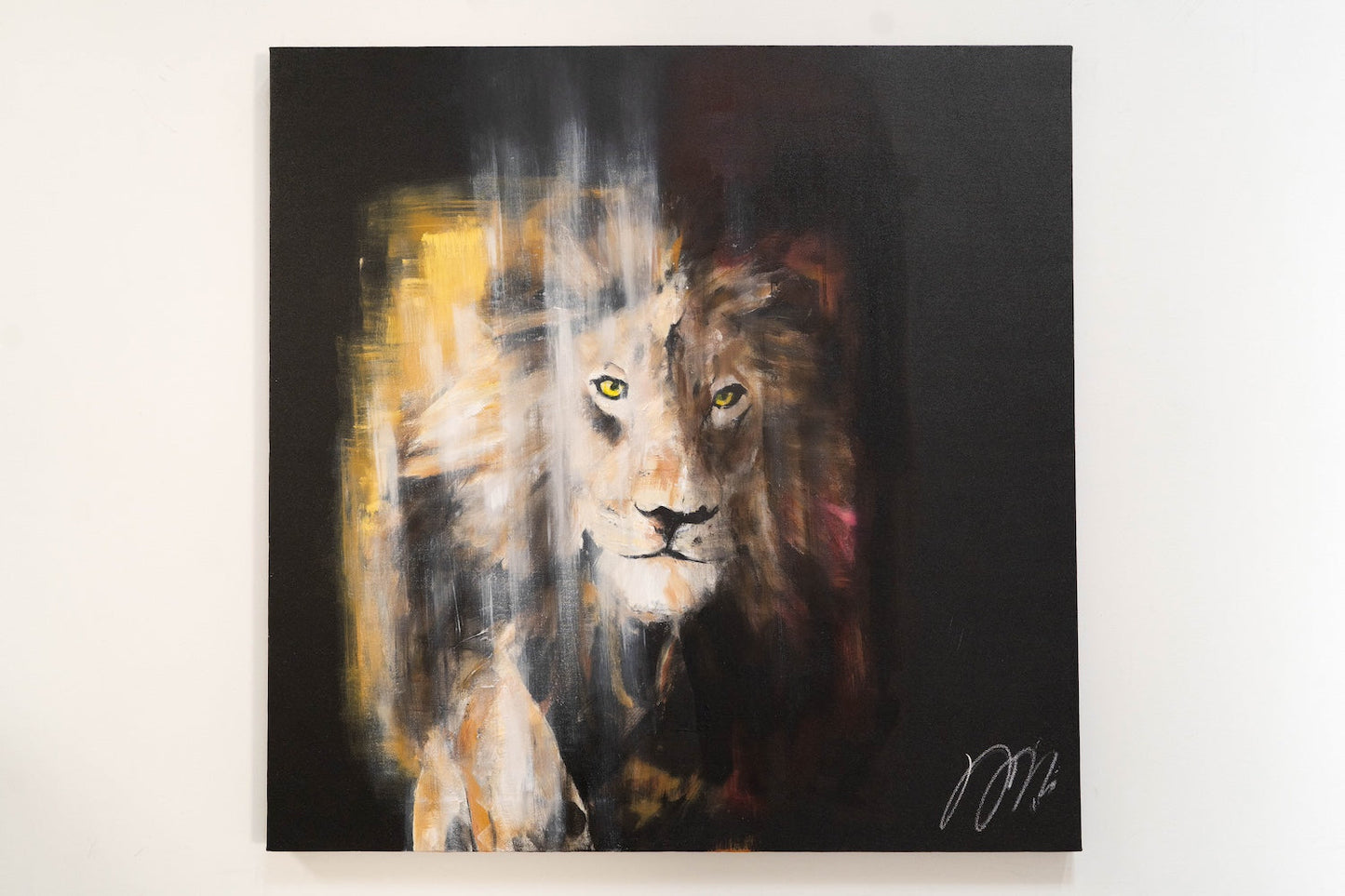 LION contemporary painting art