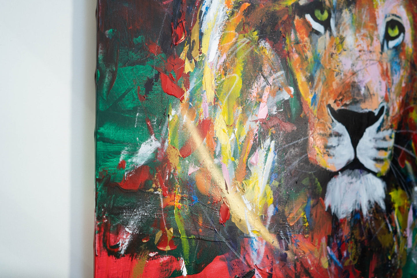 LION contemporary painting art