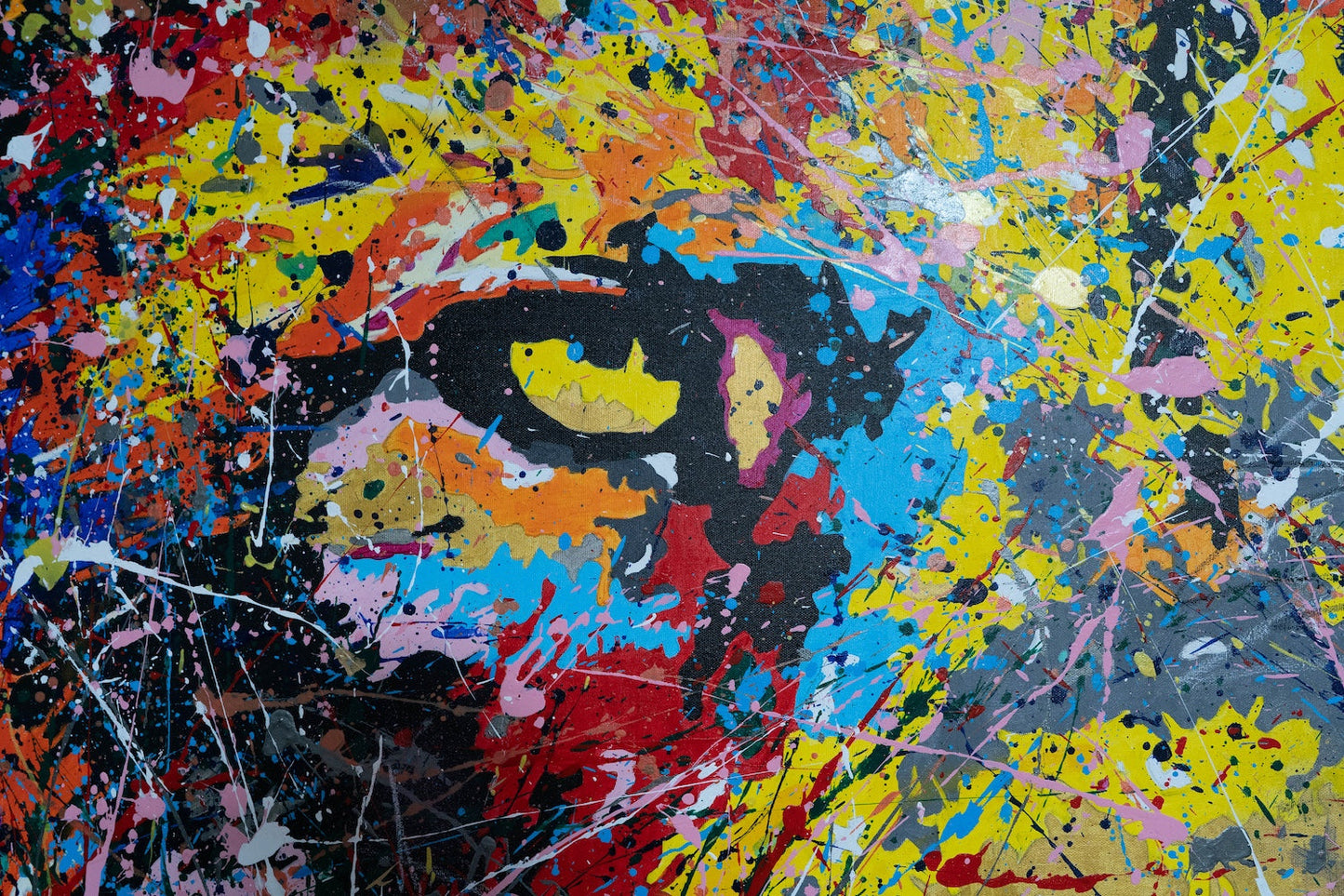 LION contemporary painting art