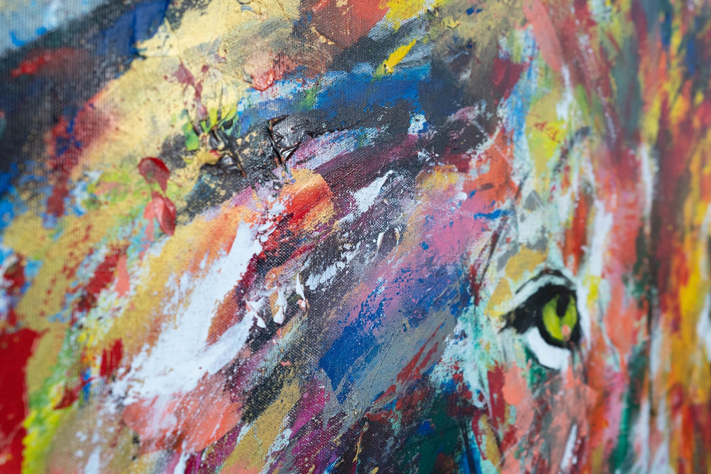 LION contemporary painting art