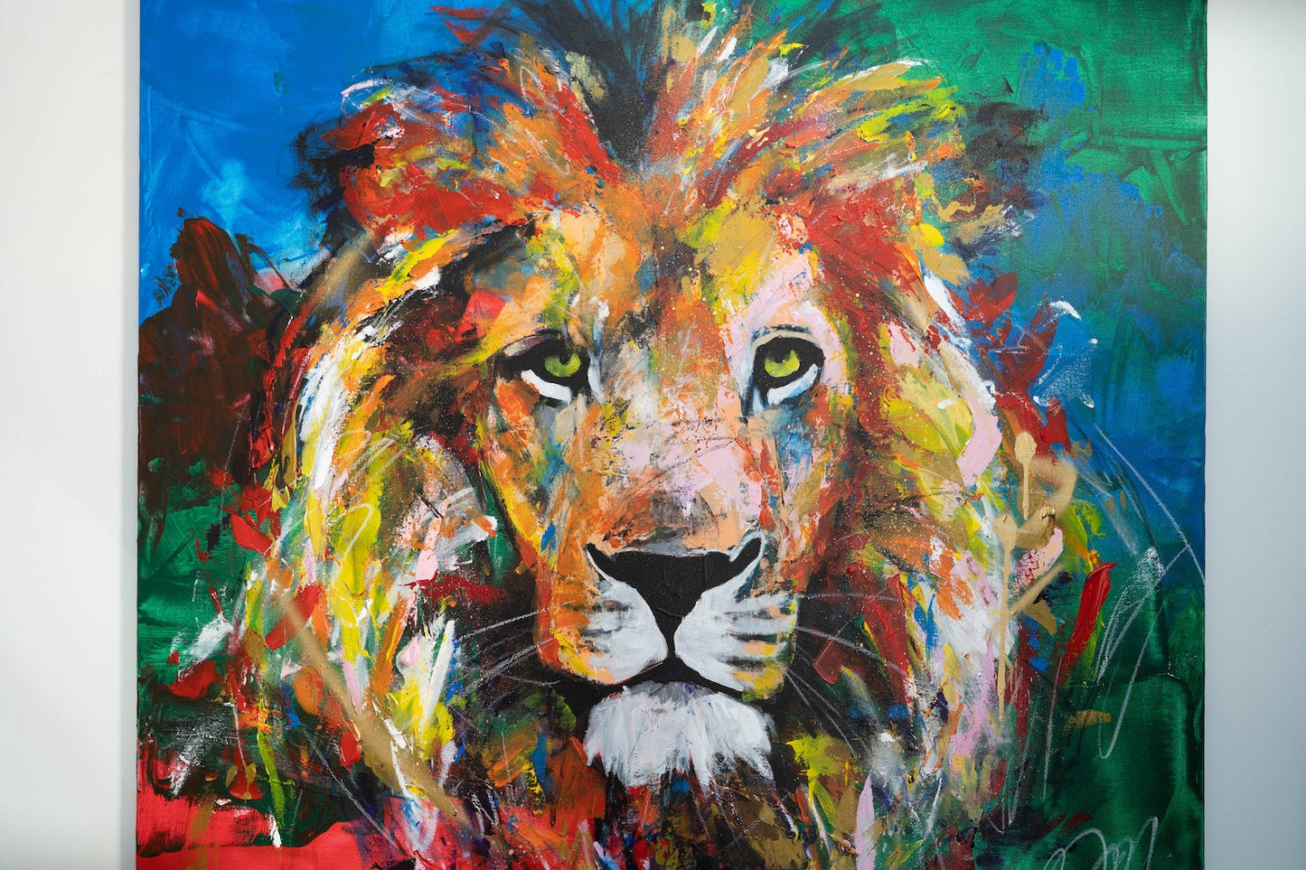 LION contemporary painting art