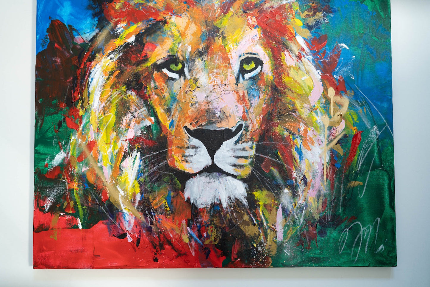 LION contemporary painting art