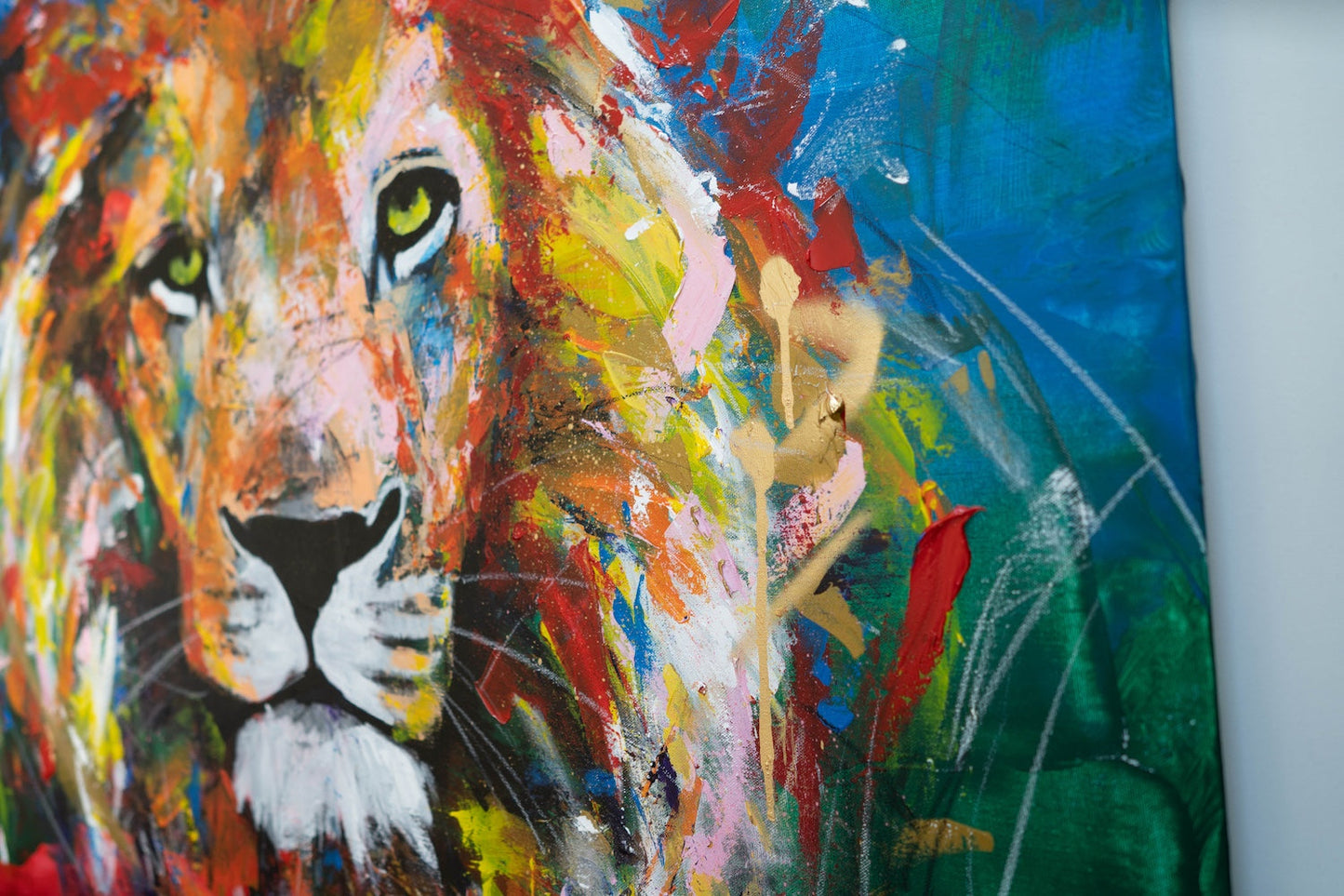 LION contemporary painting art