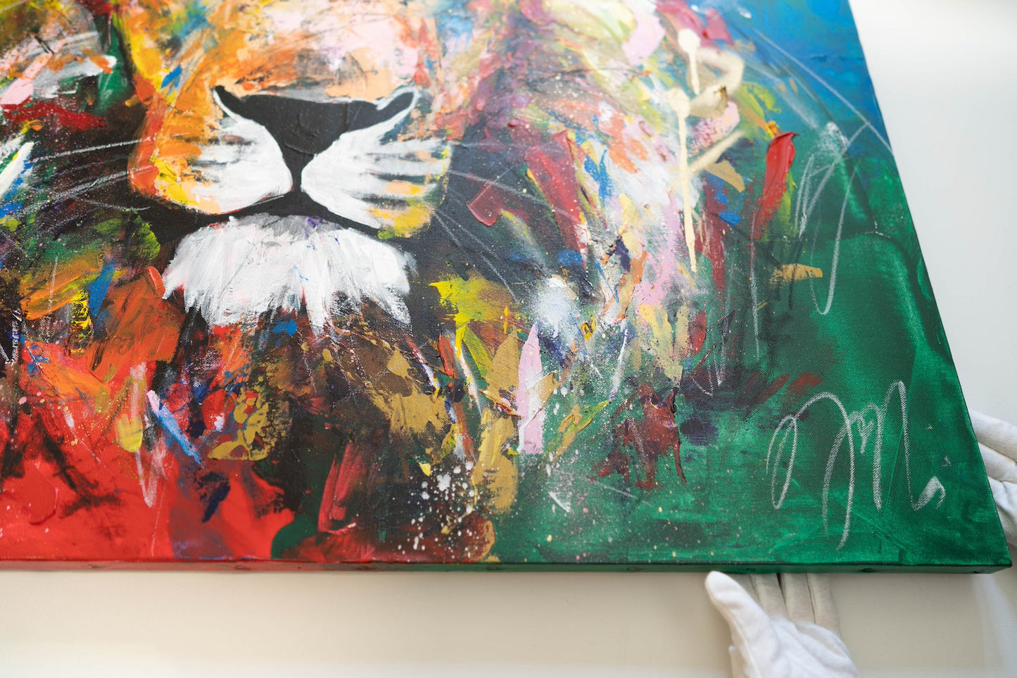 LION contemporary painting art