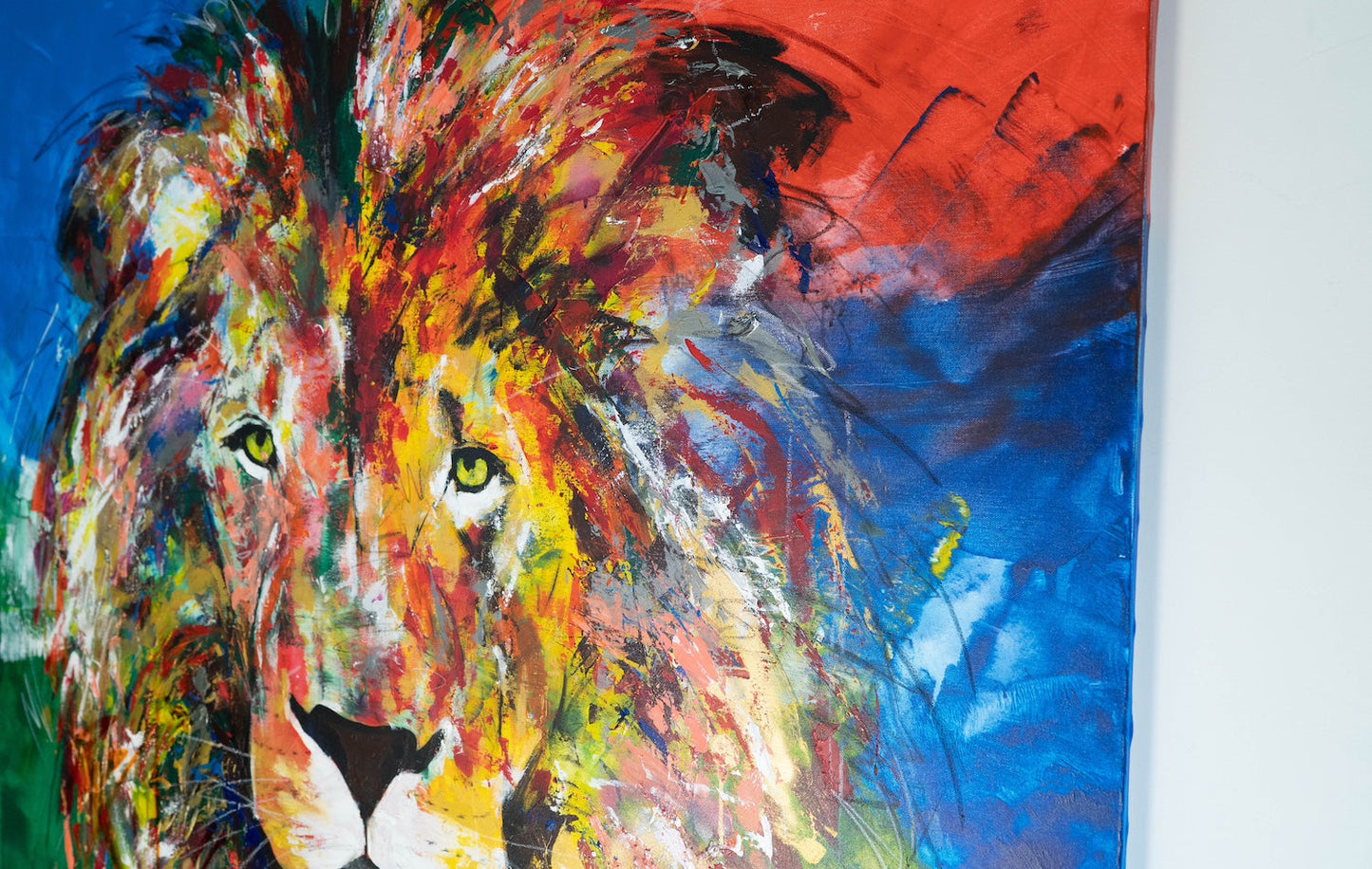 LION contemporary painting art