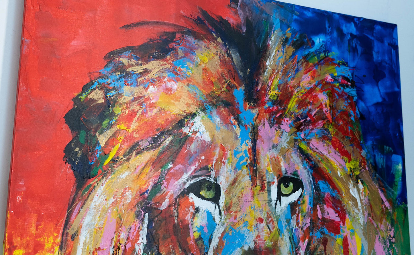 LION contemporary painting art